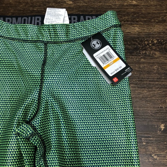 Under Armour Green/Black Legging Capri Size Small - Picture 3 of 4